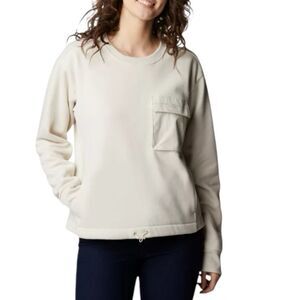 Columbia Lodge‎ Sweatshirt Womens Medium Fawn Ivory